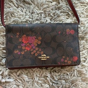 NWT Coach Coated Canvas Shoulder Purse